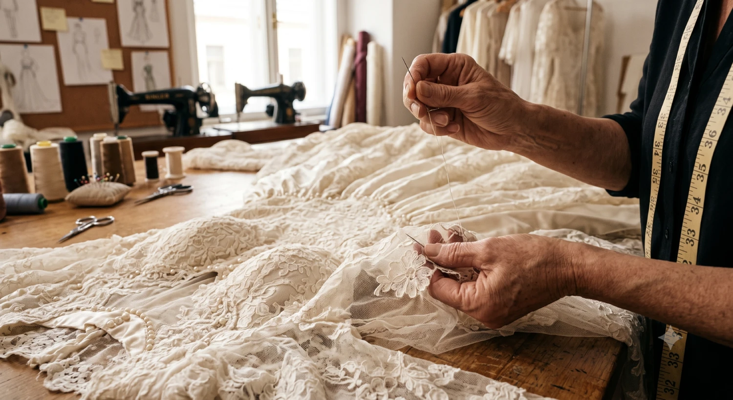 Vestidos de novia usados en sastrería